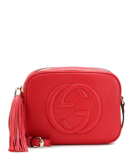 soho leather disco bag gucci red|soho disco bag Gucci sale.